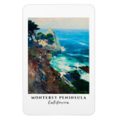 Magnet Flexible Point Lobos Monterey Peninsula Californie Mer (Vertical)
