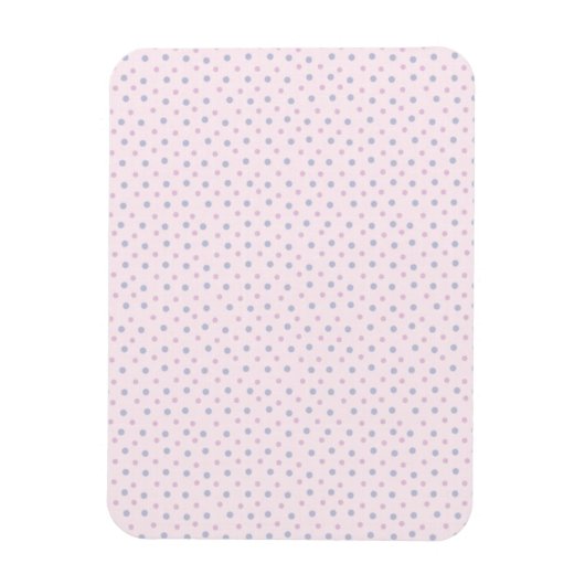 Magnet Flexible Pointes micro roses et bleues douces (Vertical)