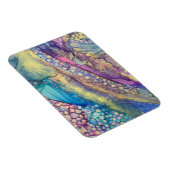 Magnet Flexible Points colorés Encre d'alcool Liquide Art Abstrait (Côté Droit)