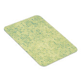 Magnet Flexible Points Micro bleus fanés sur Jaune (Côté Droit)