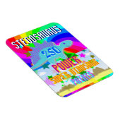 Magnet Flexible Points Stegosaurus 250 Power Super Dinosaur (Côté Droit)