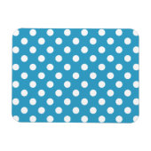 Magnet Flexible Pois blancs sur Arrière - plan bleu Peacock (Horizontal)