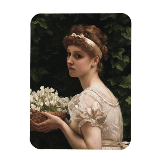 Magnet Flexible Pois en fleurs (par Edward Poynter) (Vertical)