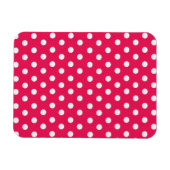 Magnet Flexible Pois Rose Et Blanc (Horizontal)
