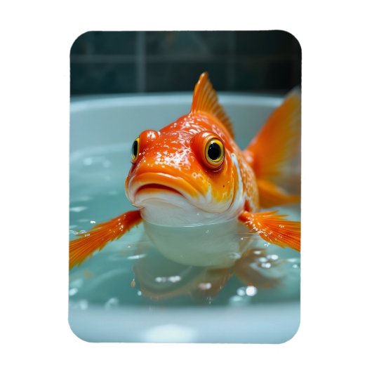 Magnet Flexible Poisson amusant dans le bain (Vertical)