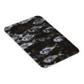 Magnet Flexible Poisson blanc fossile sur Arrière - plan noir (Côté Droit)