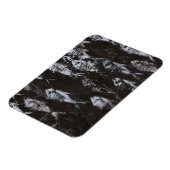 Magnet Flexible Poisson blanc fossile sur Arrière - plan noir (Côté Gauche)