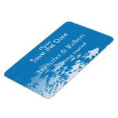 Magnet Flexible Poisson bleu et mariage de corail Enregistrer la d (Côté Gauche)