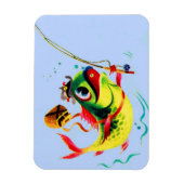 Magnet Flexible poisson de pêche (Vertical)