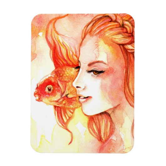 Magnet Flexible Poisson d'or (Vertical)