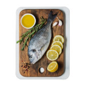 Magnet Flexible Poisson Dorado (Vertical)