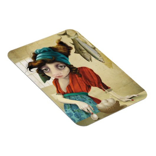 Magnet Flexible Poisson et oeuf (Côté Droit)