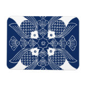 Magnet Flexible Poisson sous-marin avec Arrière - plan bleu (Horizontal)