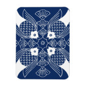 Magnet Flexible Poisson sous-marin avec Arrière - plan bleu (Vertical)