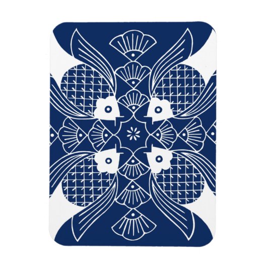 Magnet Flexible Poisson sous-marin avec Arrière - plan bleu (Vertical)