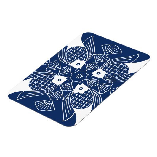 Magnet Flexible Poisson sous-marin avec Arrière - plan bleu (Côté Gauche)