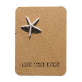 Magnet Flexible Poisson Starfish sur Sandy Beach (Vertical)