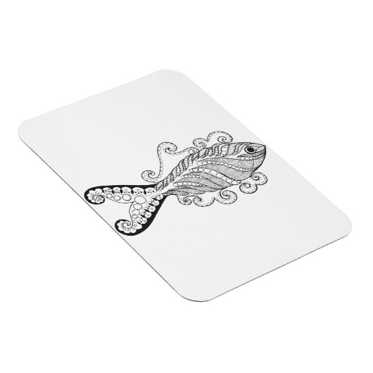 Magnet Flexible Poisson stylisé (Côté Droit)