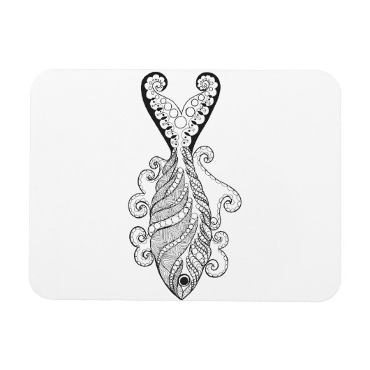 Magnet Flexible Poisson stylisé (Horizontal)