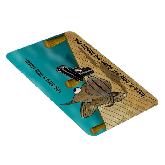 Magnet Flexible Poisson sur quai (Côté Droit)