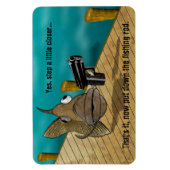 Magnet Flexible Poisson sur quai (Vertical)