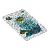 Magnet Flexible Poissons Bleus Coques et Coraux (Côté Droit)