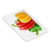 Magnet Flexible Poivrons colorés (Côté Droit)