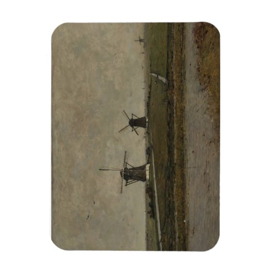 Magnet Flexible Polder avec moulins près d'Overschie (Vertical)