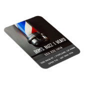 Magnet Flexible Pole en barbre rétro - Commerce gris foncé (Côté Droit)