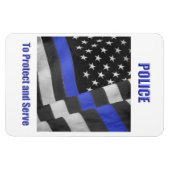 Magnet Flexible Police (Horizontal)