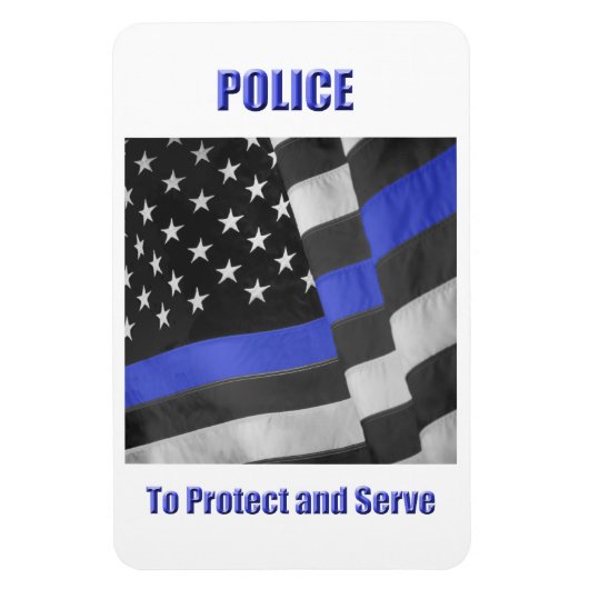 Magnet Flexible Police (Vertical)