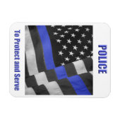 Magnet Flexible Police (Horizontal)