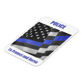 Magnet Flexible Police (Côté Gauche)