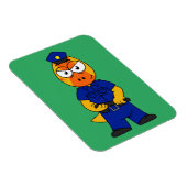 Magnet Flexible Police de Pachycéphalosaure. (Côté Droit)