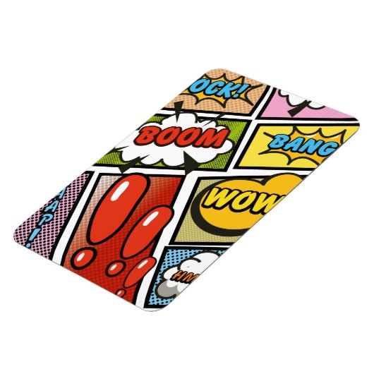 Magnet Flexible Polices de bande dessinée ! (Côté Gauche)