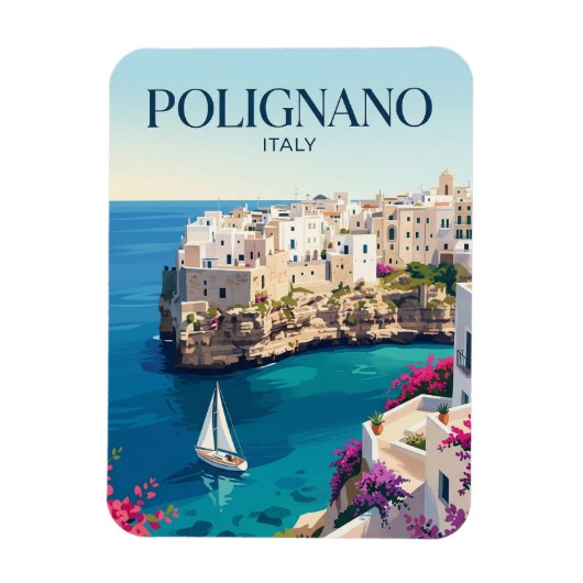 Magnet Flexible Polignano a Mare Italie (Vertical)