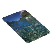 Magnet Flexible Polynésie française, Moorea. Cooks Bay. Bateau de (Côté Droit)