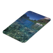 Magnet Flexible Polynésie française, Moorea. Cooks Bay. Bateau de (Côté Gauche)