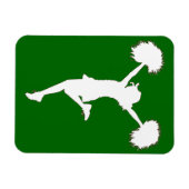 Magnet Flexible Pom-pom girl Arrière - plan personnalisable (Horizontal)