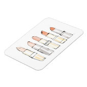 Magnet Flexible Pomme sauvage | Coloré moderne Lipstick Sketch (Côté Gauche)