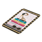 Magnet Flexible Pomme sauvage | Ooh La La - Stiletto Glamour (Côté Gauche)