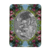 Magnet Flexible Pommes Rouges Sur Arbre Ajouter Votre Photo (Vertical)