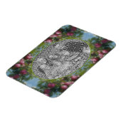 Magnet Flexible Pommes Rouges Sur Arbre Ajouter Votre Photo (Côté Gauche)