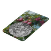 Magnet Flexible Pommes Rouges Sur Peinture D'Arbre Ajouter Votre P (Côté Gauche)