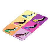 Magnet Flexible Pompes Stiletto Pop Art / Chaussures / talons haut (Côté Gauche)