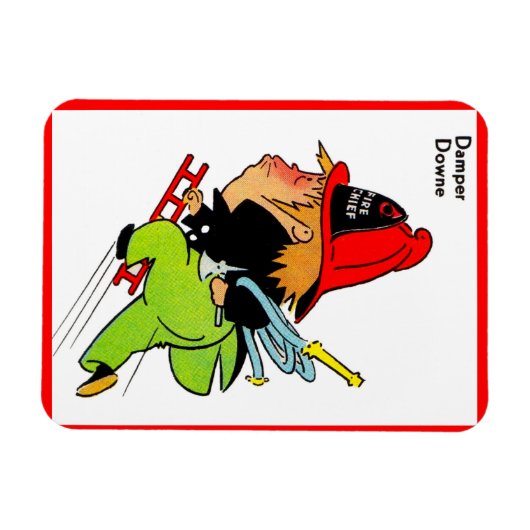 Magnet Flexible pompier Damper Downe (Horizontal)