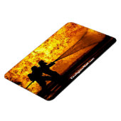 Magnet Flexible Pompier Flames aimant flexible (Côté Gauche)