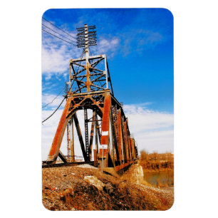 Magnet Flexible Pont à voilure ferroviaire historique - Nashville