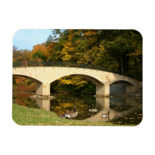 Magnet Flexible Pont arc-en-ciel en automne au Grove City College