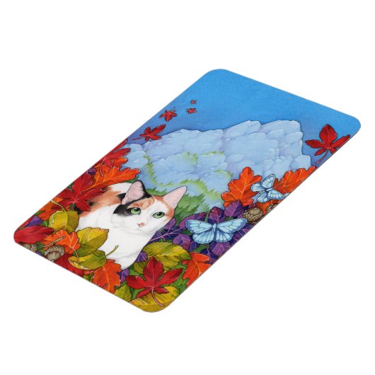 Magnet Flexible Pont arc-en-ciel sans limite Automne Nature Cat (Côté Gauche)